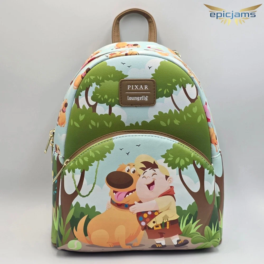 Loungefly Disney Pixar Up Dug & Russell Mini Backpack New